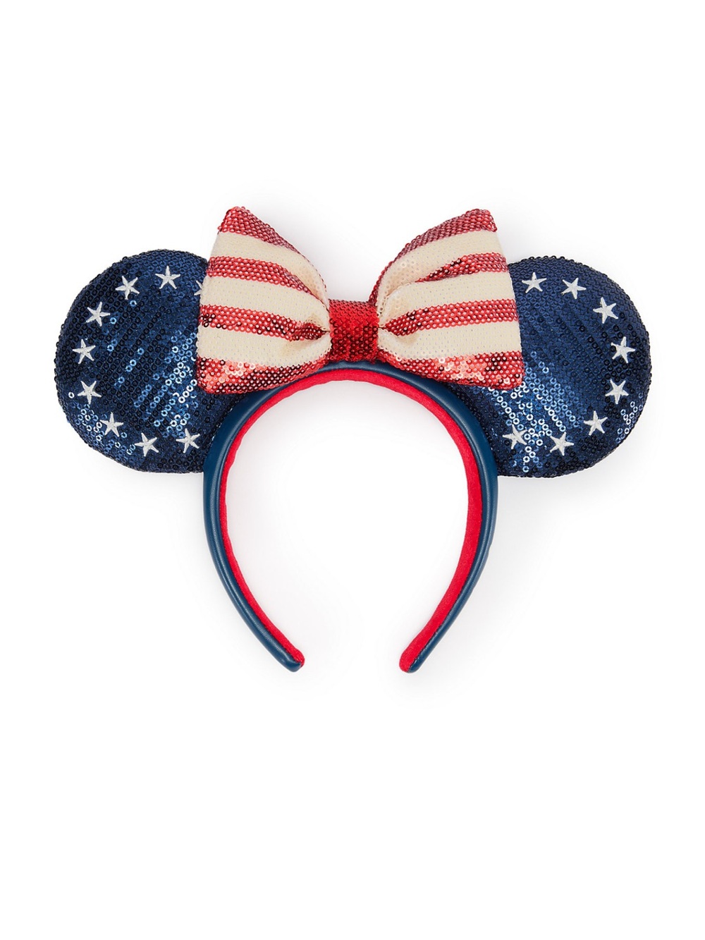 🇺🇸 Disney Patriotic Sequin Minnie Ears Headband - 250 YEARS! 🇺🇸 - Picture 1 of 12